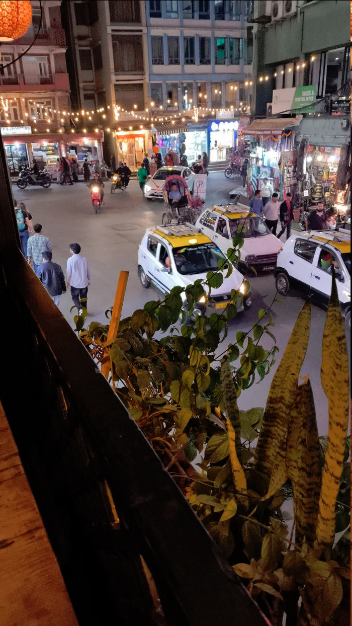 Вид из кафе