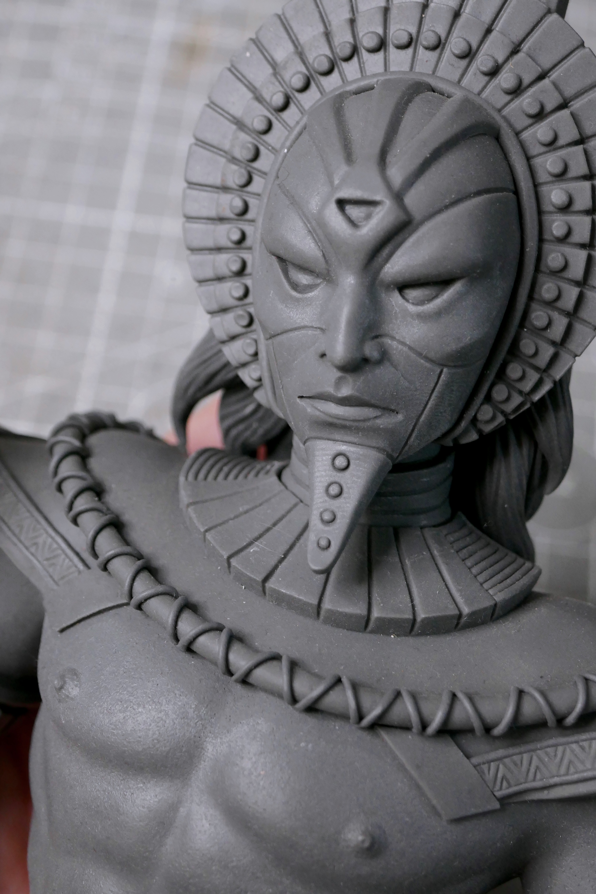 The villain you feel sorry for - Dagoth Ur, the process of creating a bust - My, Handmade, The Elder Scrolls III: Morrowind, The elder scrolls, House of Dagot, Dagot ur, Collecting, Collectible figurines, Collector, Collection, Games, Computer games, Figurines, Needlework with process, Needlework, Craft, Gamers, Products for the gamer, Series The Elder Scrolls