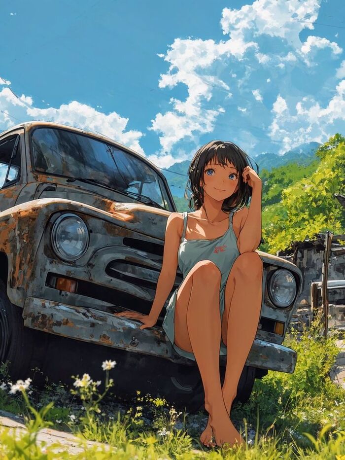 Было время когда на бампер машины можно было сесть