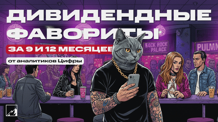 Дивидендные фавориты: топ дивидендных акций прямо сейчас от «Цифра брокер»