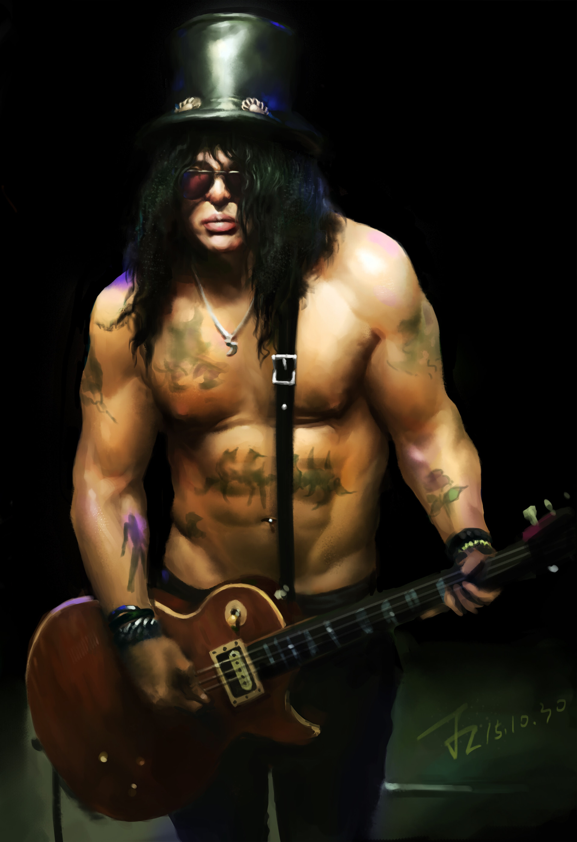 SLASH с некоторыми персонажами своего альбома *Orgy Of The Damned* 2024 года HARD ROCK/BLUES-ROCK - Рок, Хард-Рок, Блюз-Рок, Slash, Видео, YouTube, Длиннопост