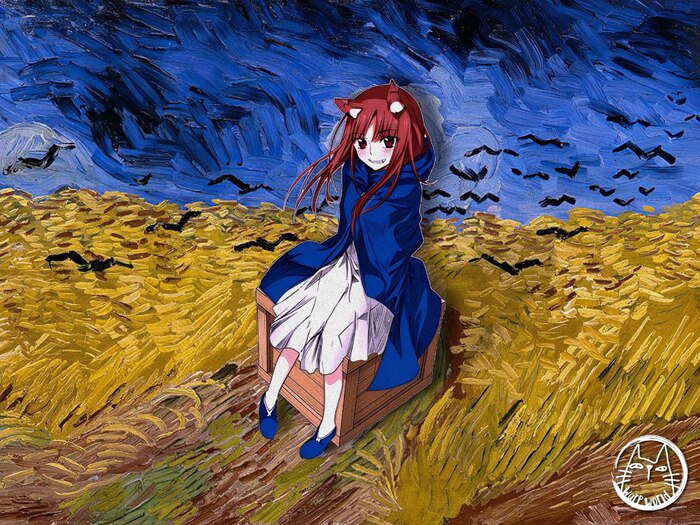 Использована картина Винсента ван Гога «Пшеничное поле с воронами» (1890)