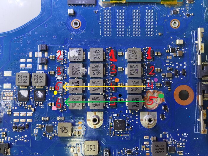 А 6ую фазу отключаем насовсем.