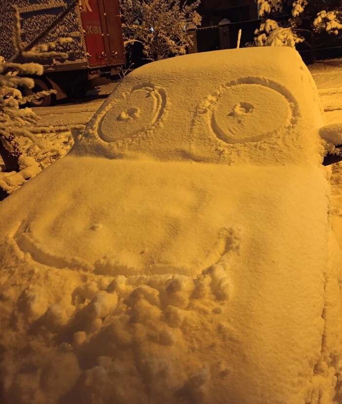 Всех с первым снегом. НГ не за горами! Ура!