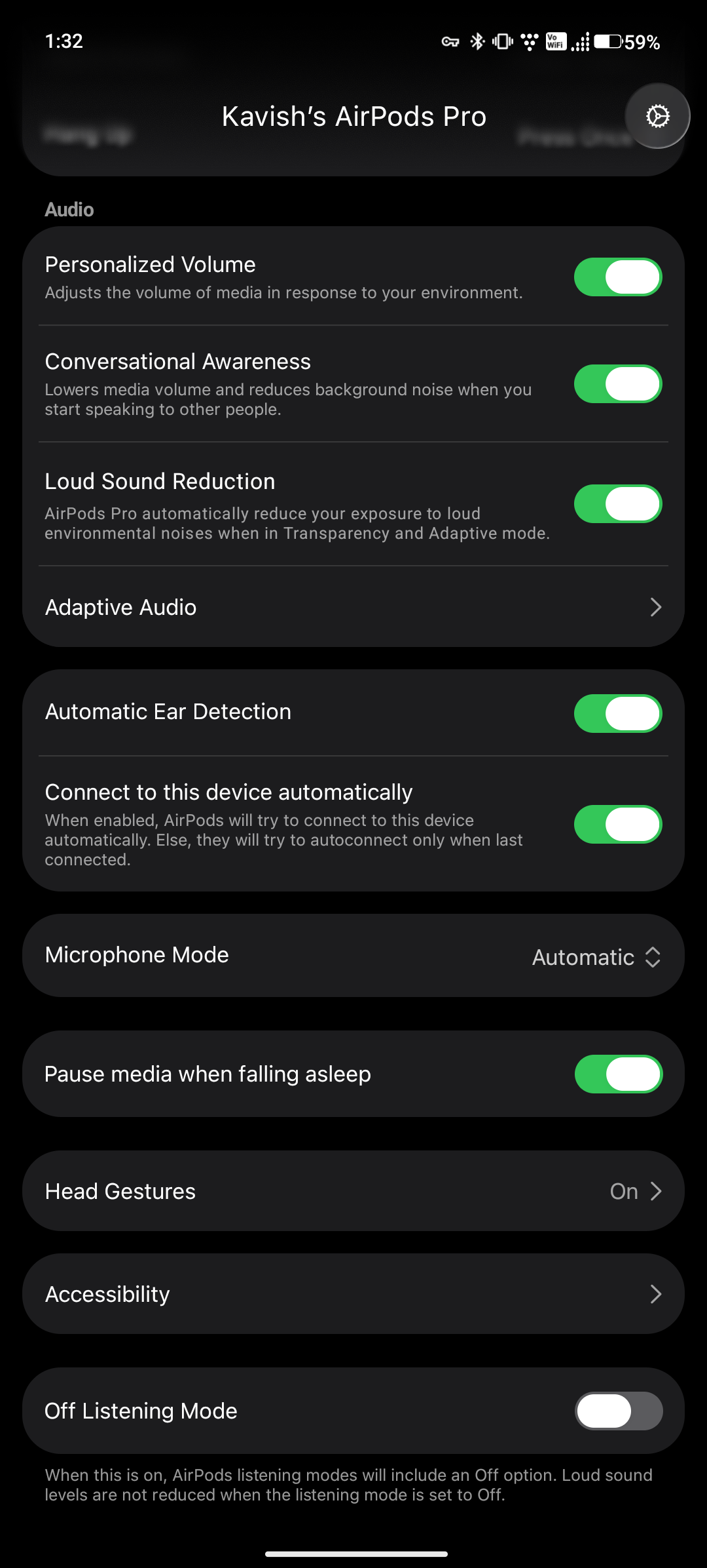 You can now set up and control your hearing aids on AirPods pro 2-3 from Android. - Series Replacing hearing aids with headphones, My, Apple, Android, Program, Smartphone, Hearing aid, Wireless headphones, Hard of hearing, Sensorineural hearing loss, AirPods Pro, Android app, Longpost