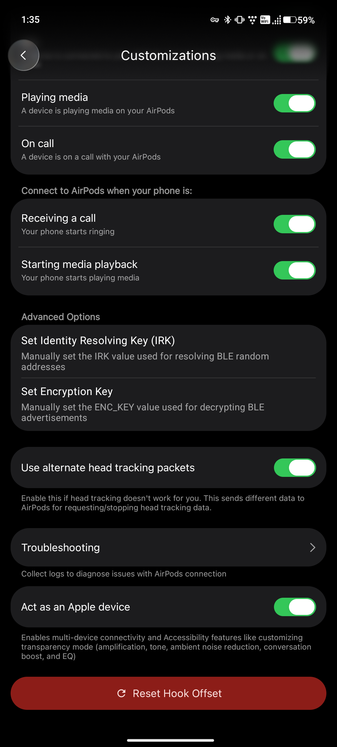 You can now set up and control your hearing aids on AirPods pro 2-3 from Android. - Series Replacing hearing aids with headphones, My, Apple, Android, Program, Smartphone, Hearing aid, Wireless headphones, Hard of hearing, Sensorineural hearing loss, AirPods Pro, Android app, Longpost