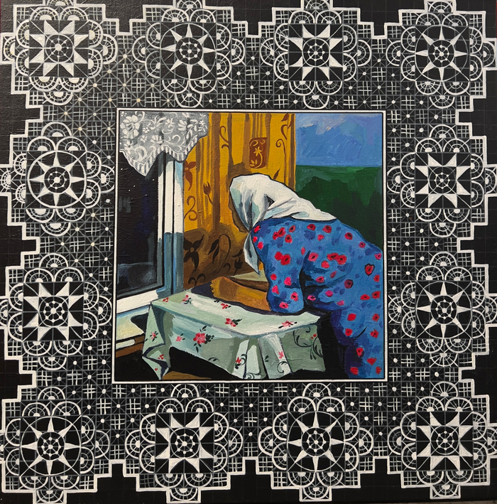 Холст/акрил 70/70 см.