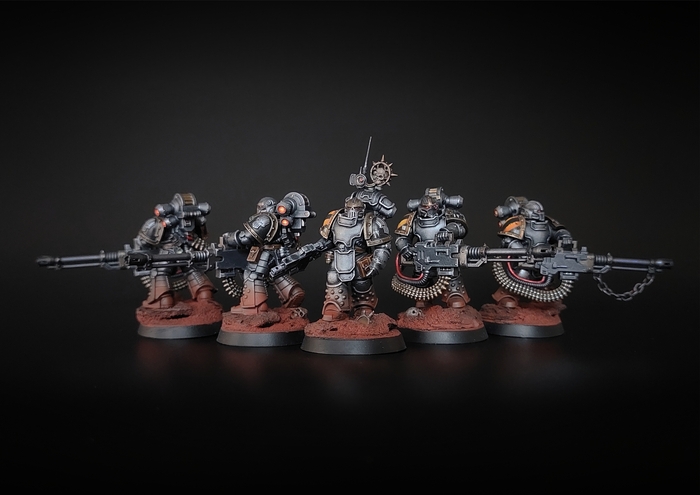Iron Warriors. Heavy support squad