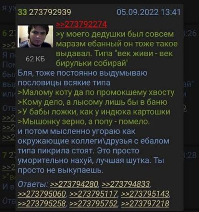 Ответ на пост «Как говорится»