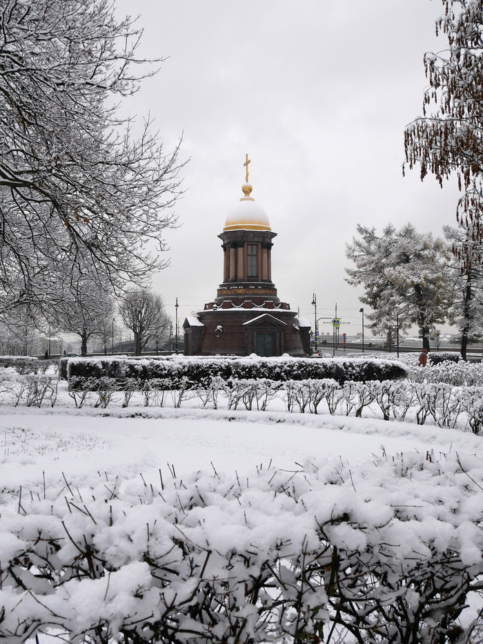 Сегодня в Петербурге снег