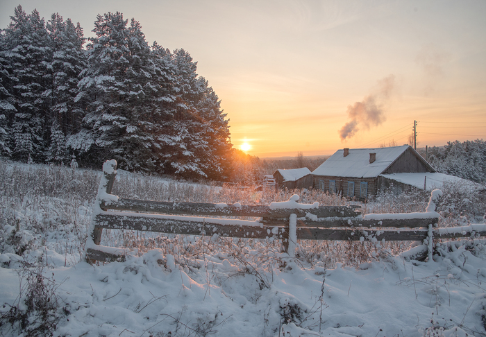 Утро в селе Всехсвятское