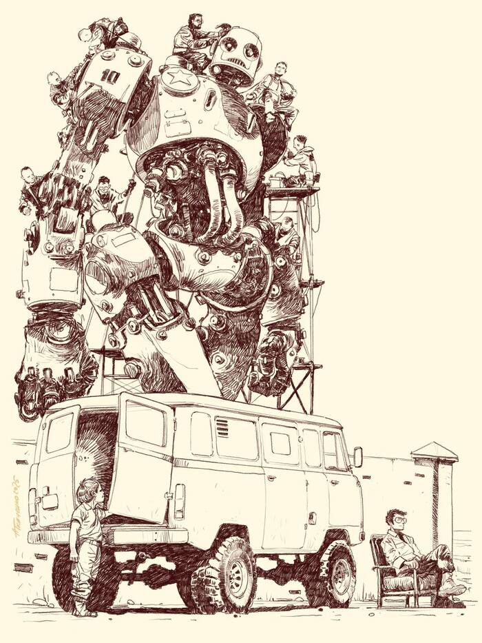 Лайн (гелевая ручка) к иллюстрации про БКХ