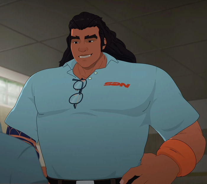 Он очень душевный.