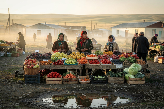 Теперь казахский рынок. Лица тоже немного поменялись. В общем правда работает