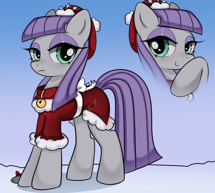 У Мод новогоднее настроение