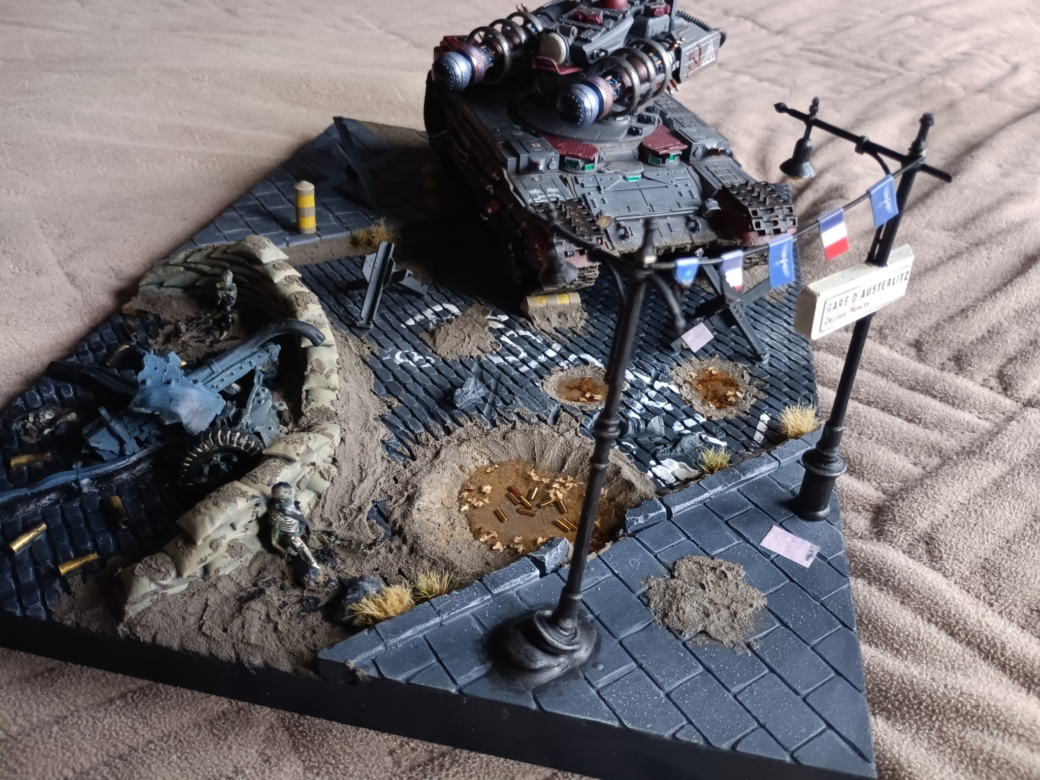 The electricians have arrived. (Photoshoot) - My, Longpost, Diorama, Red alert 2, Tanks, Tesla, Stand modeling