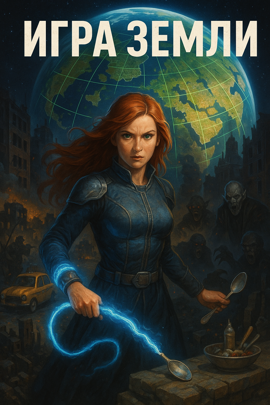 Help me find Russian science fiction: a game on Earth, a taxi driver in an eternal car, and a lucky spoon - My, Looking for a book, Fantasy, Russian fiction, Litrpg, Looking for a story, Popadantsy, Question, Ask Peekaboo, Books, Text, Longpost