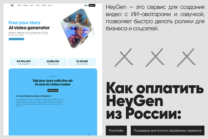 ��� �������� HeyGen �� ������ � ��������