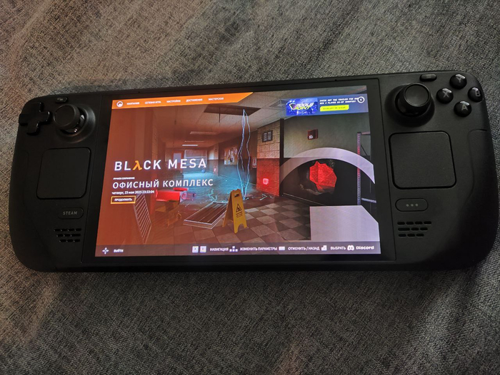 Вундервафля Steam Deck