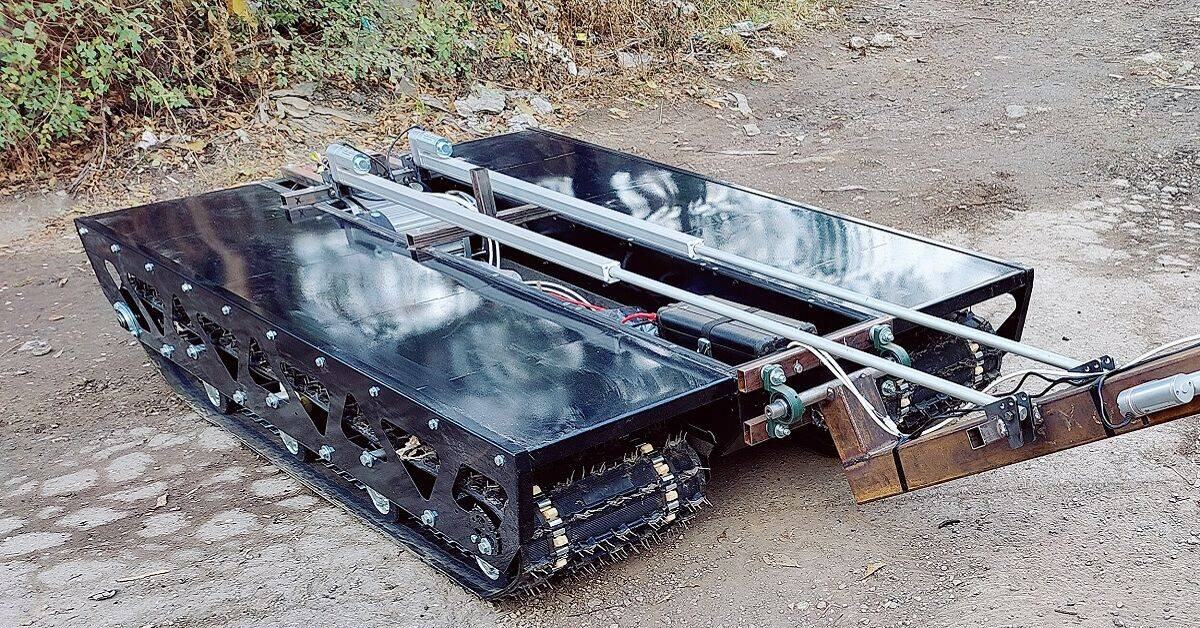 The Krokolyga platform, modeled after a tow truck! - My, Technologies, Drone, Robot, Ministry of Emergency Situations, Evacuation, Drone, Video, Rutube
