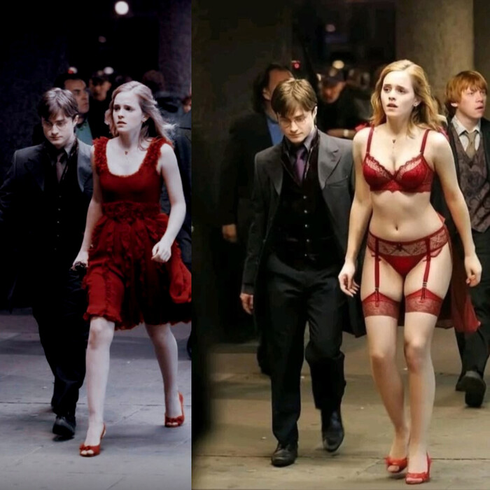 Для тех, кто хотел посмотреть Гермиону без платья