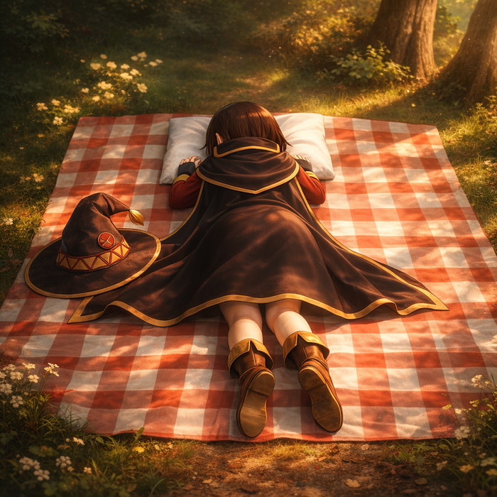 Нюхает подушку