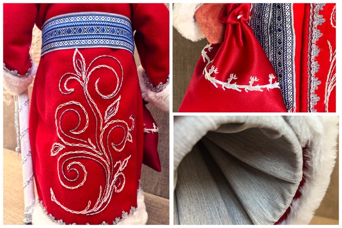 Детали. Справа внизу - изнанка тубуса