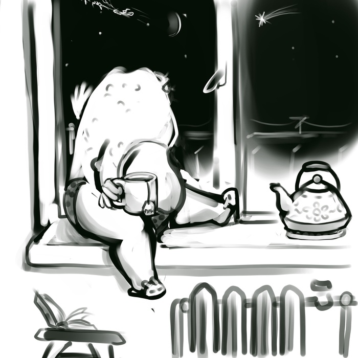 День сидения на окне