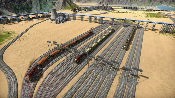 Зона ожидания с точками маршрута поезда позволяет более эффективно использовать пространство.