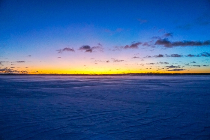 Утро на озере