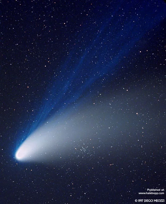 Comet Hale-Bopp - Galaxy, Astrophysics, Astronomy, Telescope, solar system, Interstellar, Comet, Universe, Planet, Space, Cosmonautics, Natural phenomena, 1995, 1996, 1997
