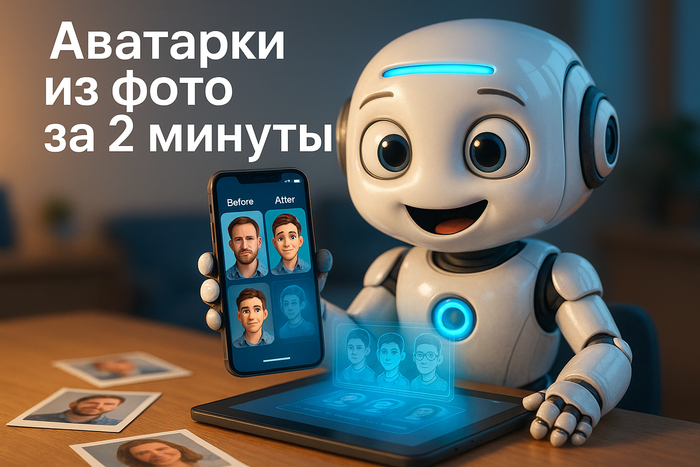 Как быстро сделать аватарку из фото с помощью нейросети в Telegram