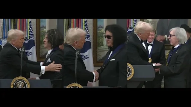 Дональд Трамп вручил KISS почетные медали Центра Кеннеди - Рок, Рок-н-Ролл, Музыка, Kiss, Хиты, Премия, Heavy Metal, Легенда, Хард-Рок, Музыканты