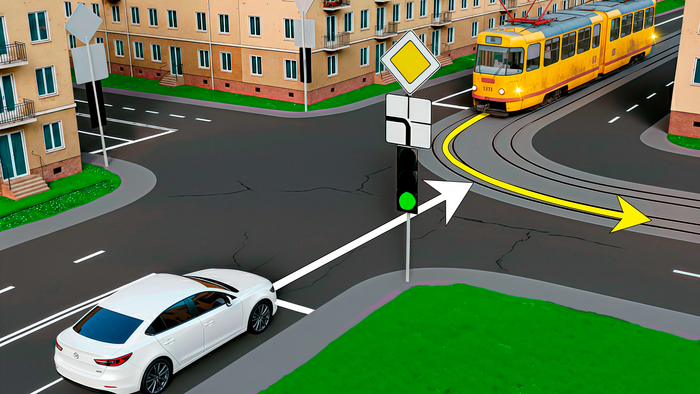 Кто имеет преимущество на перекрёстке?