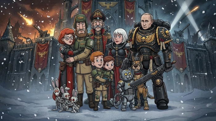 Ответ на пост «Путина добавили в Простоквашино»