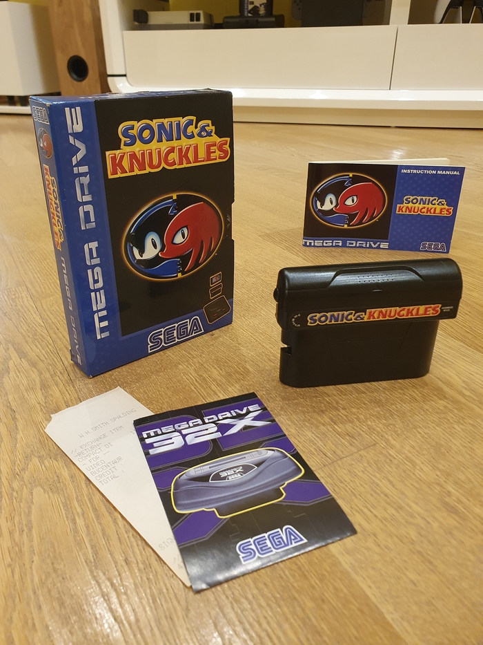 Картридж Sonic & Knuckles оригинал на Sega