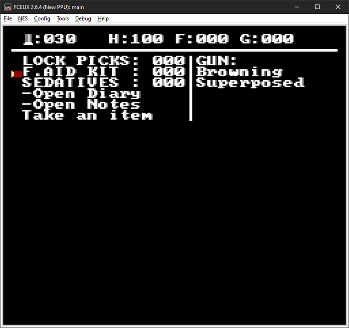 Новое игровое меню