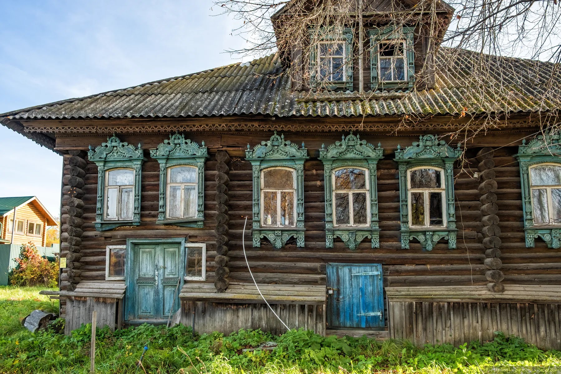 Бывшая деревня валяльно-сапожных мастеров - Моё, Нижегородская область, Провинция, Деревня, Резьба по дереву, Длиннопост