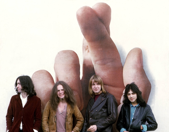 Free, 1972. Слева направо: Пол Роджерс, Пол Коссофф, Саймон Кирк, Энди Фрейзер.