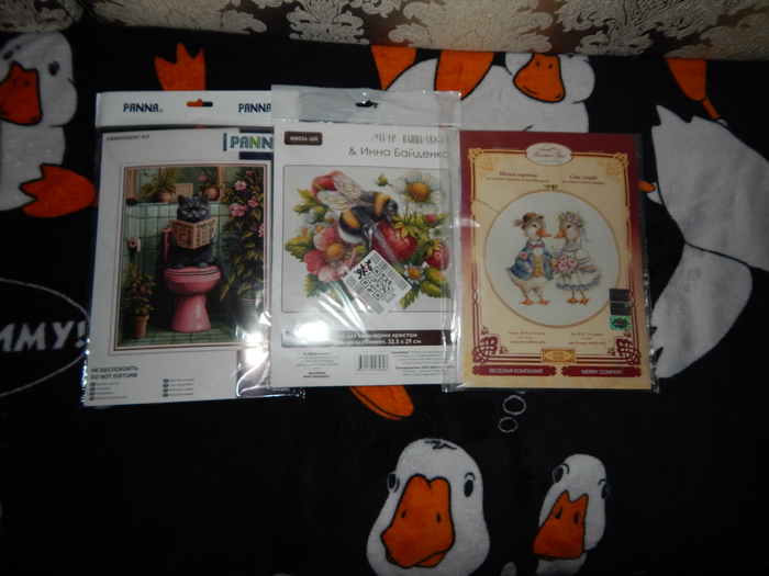 А это новые наборы - подарок от любимого мужа)