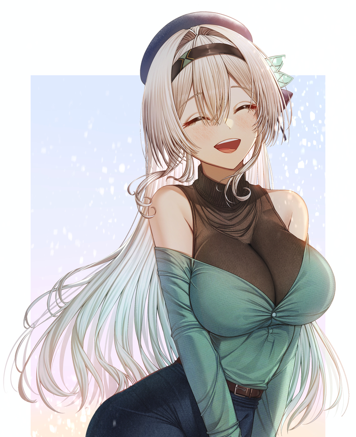 Света улыбается