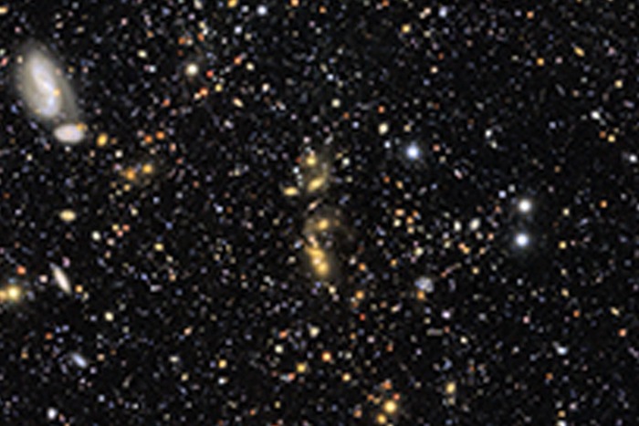 В центре кадра что-то вроде галактического потока / © NSF–DOE Vera C. Rubin Observatory