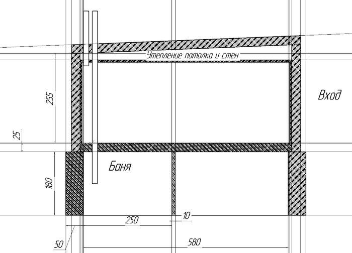 Гараж вид сбоку