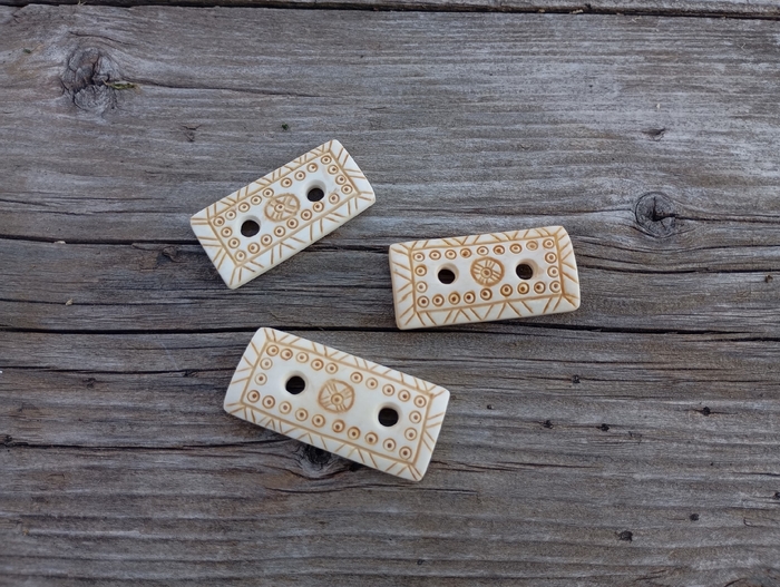 Пясик. Костяной фиксатор для шнурка