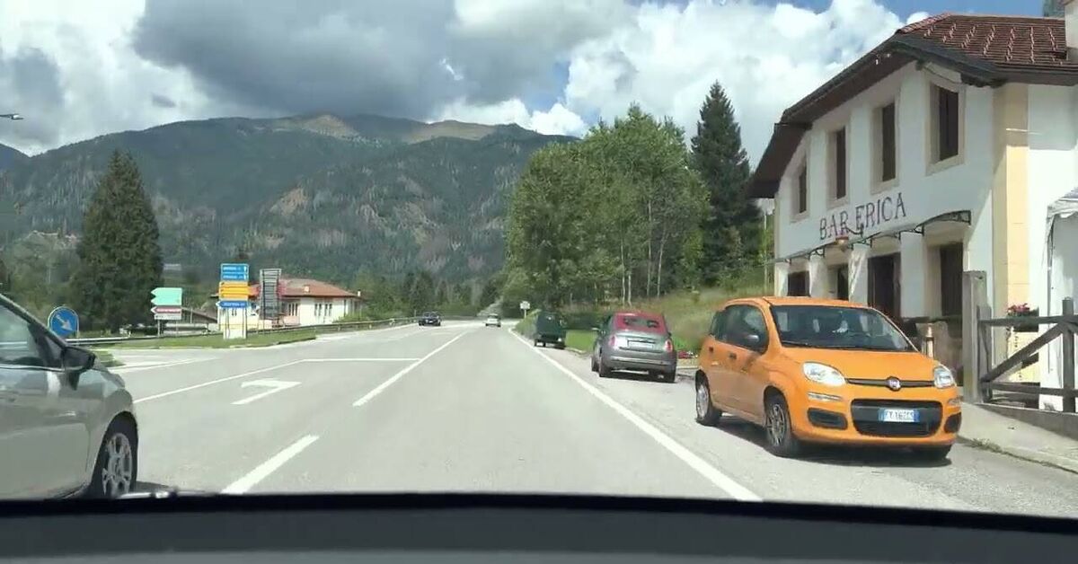 The Alps in summer - My, Italy, Alps, Drive, Car, Video, Auto, Interesting places, Tesla, beauty, The mountains, Youtube