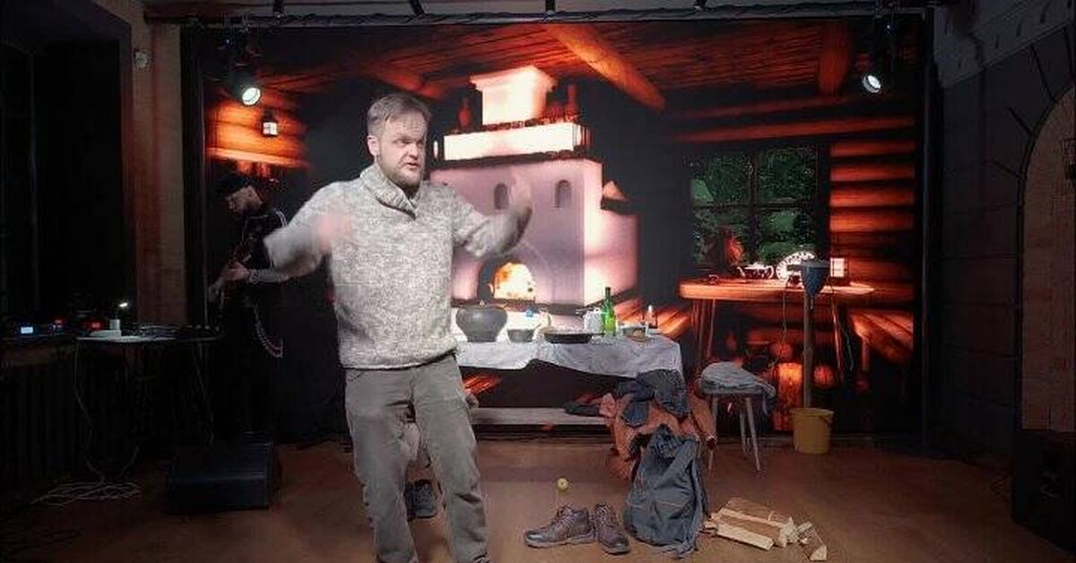 One-man show One day I came to see Grandfather Vasily... - My, Video VK, One-man show, Author's story, The author's world, Video