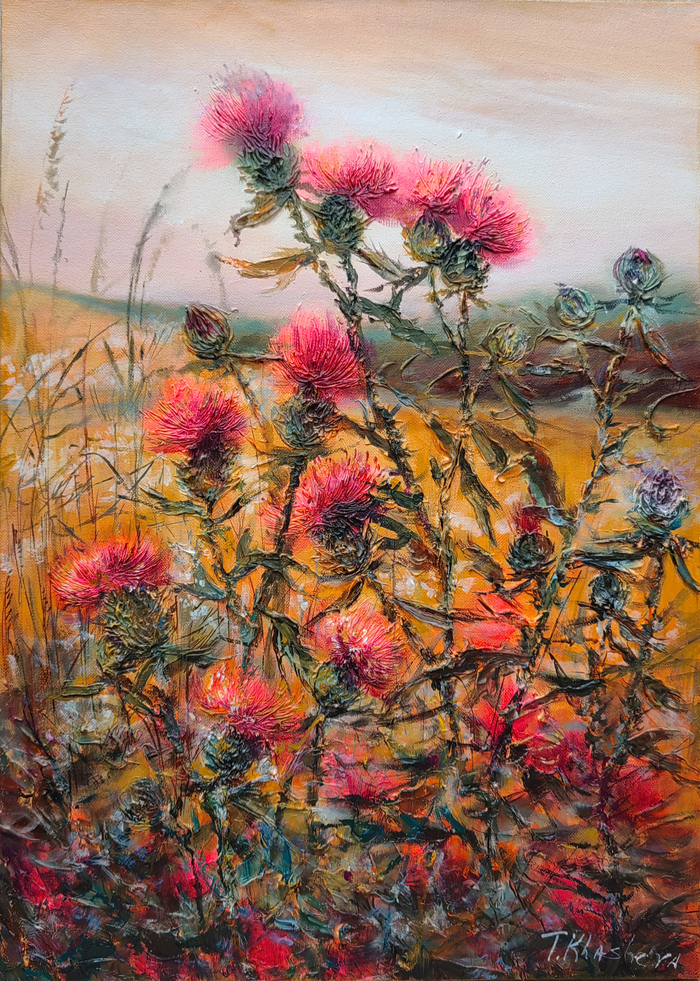 50х70 см, холст/акрил/масло