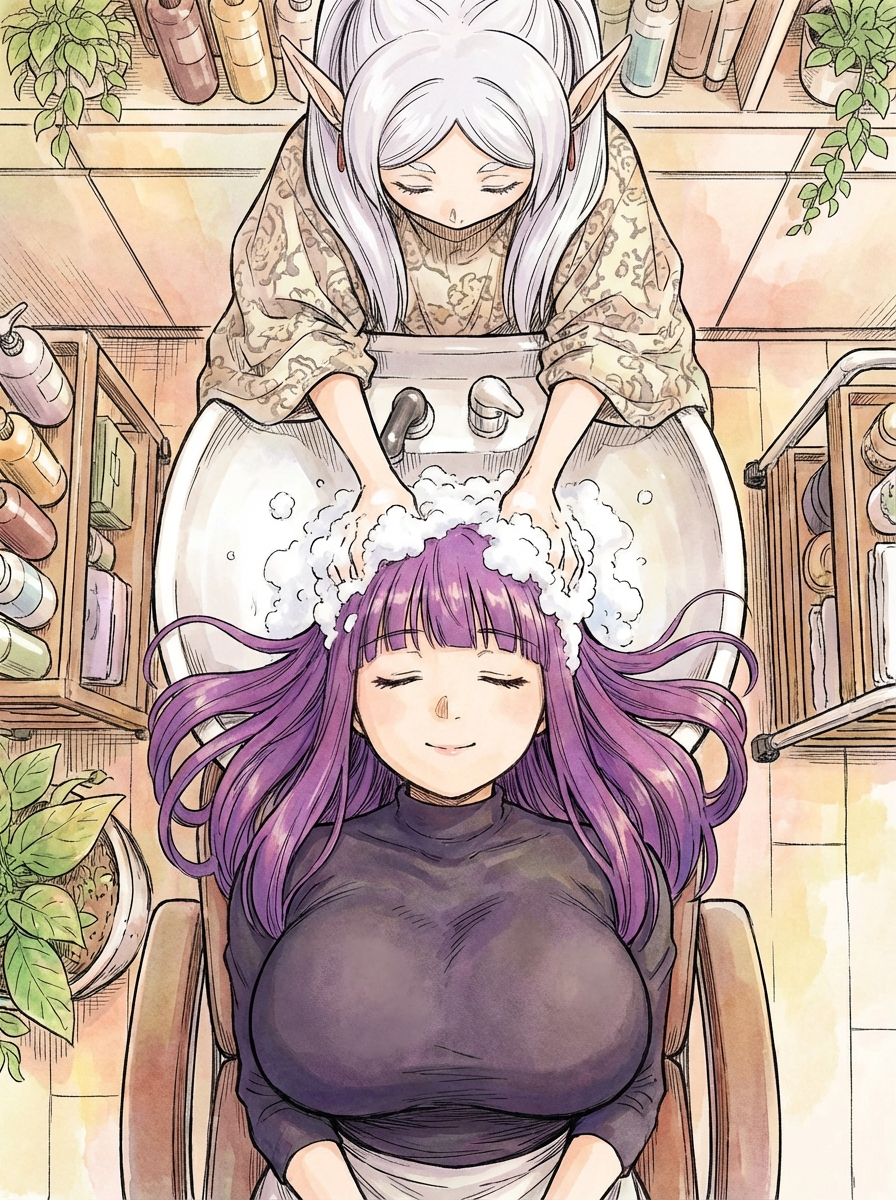 Now it's her turn to take care - Anime, Anime art, Frieren, Fern, Sousou no Frieren