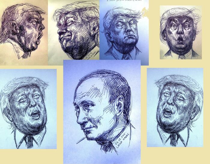 ������� �����, ������� ���� ������, 2016, Donald Trump by Lena Hades