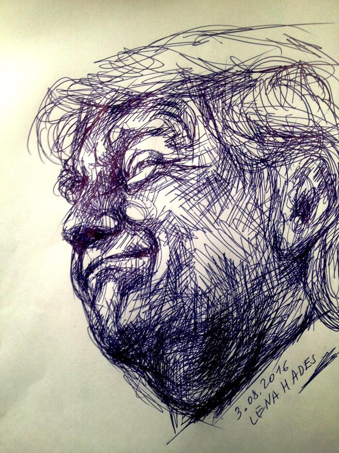 Donald Trump by Lena Hades, 2016
